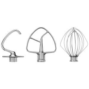 Set de accesorii din otel inoxidabil pentru robot de bucatarie KitchenAid 4,3-4,8 l