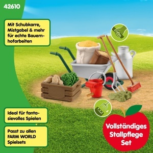 Set de accesorii pentru ferma Schleich Farm World 42610, 11 piese, pentru copii de la 3 ani - Img 5