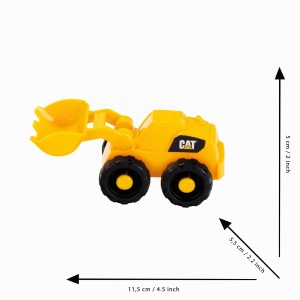 Set de Baufahrzeuge Theo Klein 3241, 3 piese, galben, pentru nisip - Img 5
