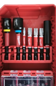 Set de biti Milwaukee SHOCKWAVE 75 piese, rezistent la impact, pentru surubelnite - Img 4