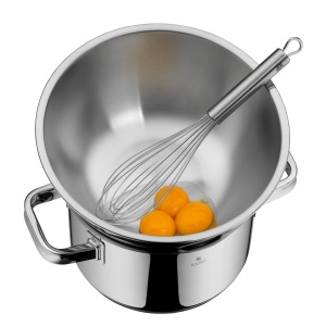 Set de boluri WMF Gourmet 4 piese inox Cromargan multifunctional stapelabil - Img 6