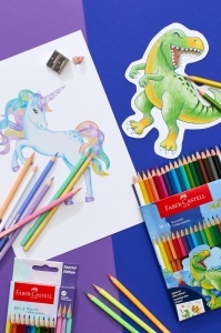 Set de Buntstifte Faber-Castell 111222, 24 culori, design Dinosaurier - Img 3