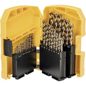 Set de burghie metalice DEWALT DT4957, 29 piese, HSS-Co, 1-13mm