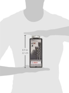 Set de burghie pentru beton Bosch Professional CYL-3 din 7 piese (pentru beton, Robust Line, O 4-12 mm, burghiu cu percutie accesoriu) - Img 6