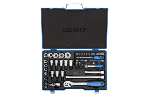 Set de chei cu clichet GEDORE 19 V 20 U-10, 50 piese, 4-30 mm