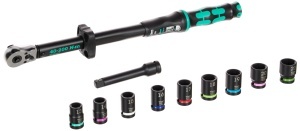 Set de chei dinamometrice Wera Click-Torque C 3, 11 piese, 40-200 Nm