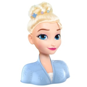 Set de coafare Elsa Frozen 2 Deluxe 20cm cu 14 accesorii pentru fete de la 3 ani - Img 4