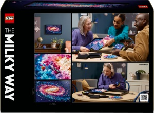 Set de Constructie LEGO Art Galaxia Calea Lactee 31212, 3091 piese, Decoratiune perete - Img 8