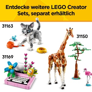 Set de Constructie LEGO Creator 3in1 Pandafamilie 31165 - 626 piese, pentru copii 8 - Img 7