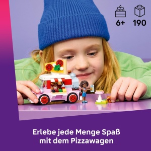 Set de Constructie LEGO Friends Pizzawagen 42694 cu 2 Figurine si Accesorii - Img 3