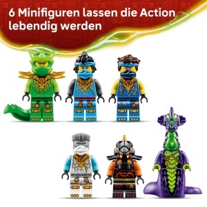 Set de Constructie LEGO NINJAGO Wustensegler 3-in-1 cu 6 Minifigurine, 1214 Piese - Img 5