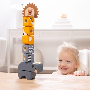 Set de Constructie Melissa Doug Blockables - 16 piese, 9 blocuri din lemn, accesorii din fetru - Img 8