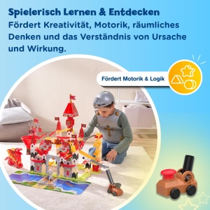 Set de Constructie VTech Marble Rush Adventure Castle, 171 Piese - Img 5
