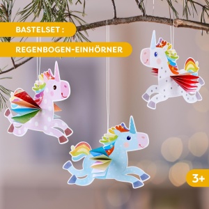 Set de Creatie HABA pentru Faltat Einhorni - 6 BUC, Activitati Creative pentru Copii de la 3 Ani - Img 2