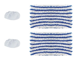 Set de curatare Polti PAEU0357 cu 2 prosoape si 2 huse din burete pentru curatarea cu abur