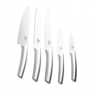 Set de cutite Karaca Venus 6 piese cu suport din sticla lame inoxidabile - Img 8