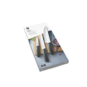 Set de cutite WMF Kineo Bucatarie 3 piese, fabricat in Germania, 3 cutite de bucatarie ascutite, taietura de performanta, design cinetic, otel special cu lama - Img 15