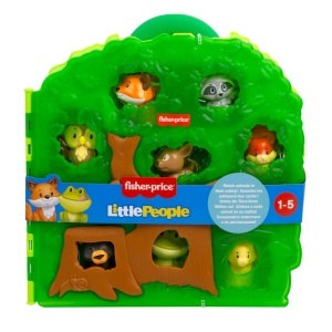 Set de figurine pentru copii Fisher-Price Waldfreunde cu 8 animale si tragecasa in forma de copac - Img 6