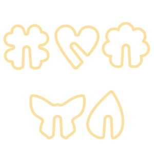 Set de forme pentru biscuiti Tescoma DELICIA, 5 piese, motive naturale - Img 2
