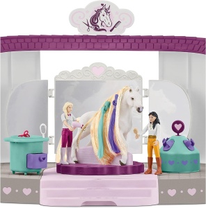 Set de Joaca Beauty Salon Schleich 42588, 99 Piese, Include Figurine - Img 7