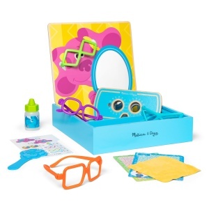 Set de joaca din lemn Melissa Doug Blues Clues pentru copii 3 ani, accesorii oftalmologice - Img 5