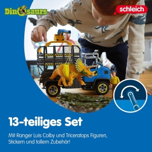 Set de Joaca Dinozauri Schleich - Misiune Camion Dinozaur, 43 Piese - Img 5