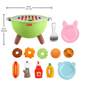 Set de joaca Fisher-Price Camping Friends JLB82 14 piese pentru copii peste 2 ani - Img 7