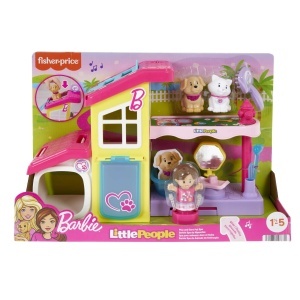 Set de joaca Fisher-Price Little People Barbie HJW76 cu statie pentru animale si sunete interactive - Img 8