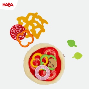 Set de joaca HABA Pizza 2 Pizzabaze, 12 ingrediente, accesorii pentru copii de la 3 ani - Img 4