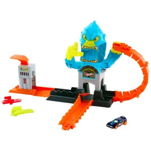 Set de joaca Hot Wheels, Atac Gorila, 164, multiple posibilitati de joc