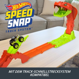 Set de Joaca Hot Wheels Monster Trucks Snake Slam Takedown cu Bone Shaker 164 - Img 6