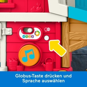 Set de joaca interactiv Fisher-Price Little People Ferma cu muzica si 4 animale - Img 4