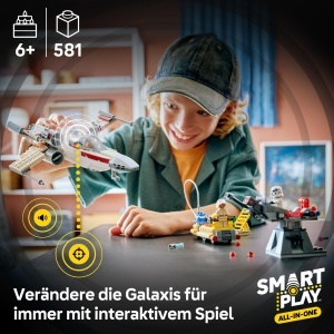 Set de Joaca Interactiv LEGO Star Wars 75423 - X-Wing cu 2 Figurine si SMART Brick - Img 2