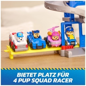 Set de Joaca PAW PATROL Quartier de Salvare cu 3 Figurine si Masina, 30 cm - Img 3