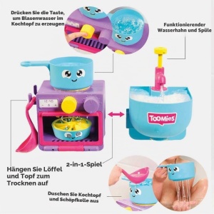 Set de joaca pentru baie Toomies Bubble Bake, 2 in 1, pentru copii de la 18 luni - Img 3