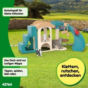 Set de Joaca pentru Pisici Schleich Farm World 42764, 12 Piese, Activitati Diverse - Img 4