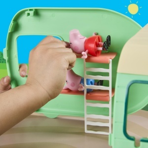 Set de Joaca Peppa Pig cu Rulota Wutz-Geschwister, 3 Figurine si Accesorii - Img 9