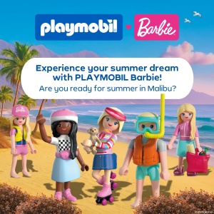 Set de joaca PLAYMOBIL Barbie Malibu cu papusa si catelus, role si sneakers - Img 6