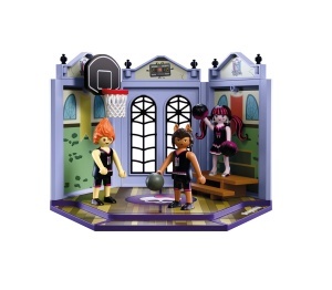 Set de joaca PLAYMOBIL Monster High Sporthalle cu Draculaura, Clawd Wolf si Heath Burns