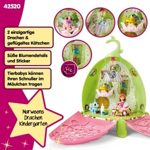 Set de Joaca Schleich BAYALA Marweens Tierkindergarten 19 piese, cu Elfa si Animalute - Img 2