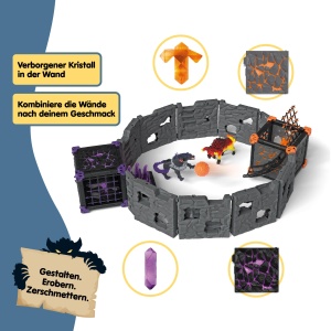 Set de Joaca Schleich ELDRADOR Battle CAVE Arena Lava vs. Schatten, 71 Piese - Img 5
