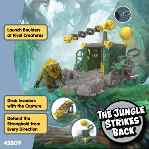 Set de Joaca Schleich ELDRADOR Jungle Stronghold 42809, 51 Piese, pentru Copii de la 6 Ani - Img 4