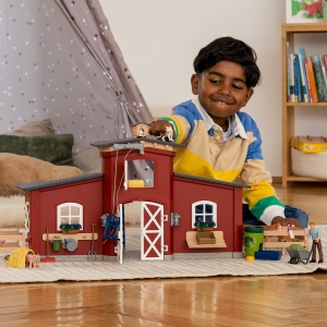 Set de Joaca Schleich - Ferma Mare cu Casa de Fermier, 92 Piese - Img 7