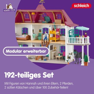 Set de Joaca Schleich Horse Club Ferma Lacului 192 Piese - Img 4
