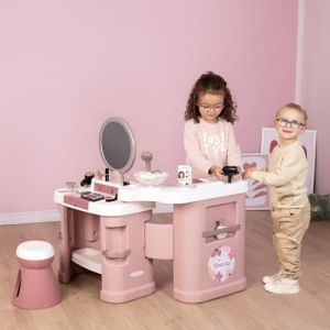 Set de joaca Smoby My Beauty Center, 3-in-1, cu efecte de lumini si sunet, 26 accesorii - Img 4