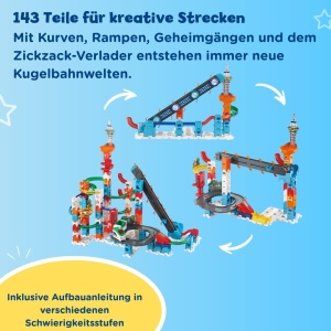 Set de Joaca VTech Marble Rush Super Sky Tower XL300 E, 143 Piese, Motorizat - Img 4
