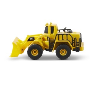 Set de Joc cu Masini de Constructie CAT - 3 Vehicule Metalice, Dura, Galben - Img 2