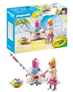 Set de jocuri PLAYMOBIL Color 71374, costum de seara, 40 de piese, creativitate nelimitata