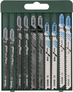 Set de Lame pentru Fierastrau Bosch 10 Piese Wood and Metal T-Schaft - Img 2