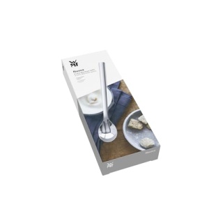 Set de linguri WMF Nuova Latte Macchiato 6 bucati, lingura lunga 19 cm, lingura de iaurt, Cromargan din otel inoxidabil lustruit, poate fi spalat in masina de spalat vase - Img 5